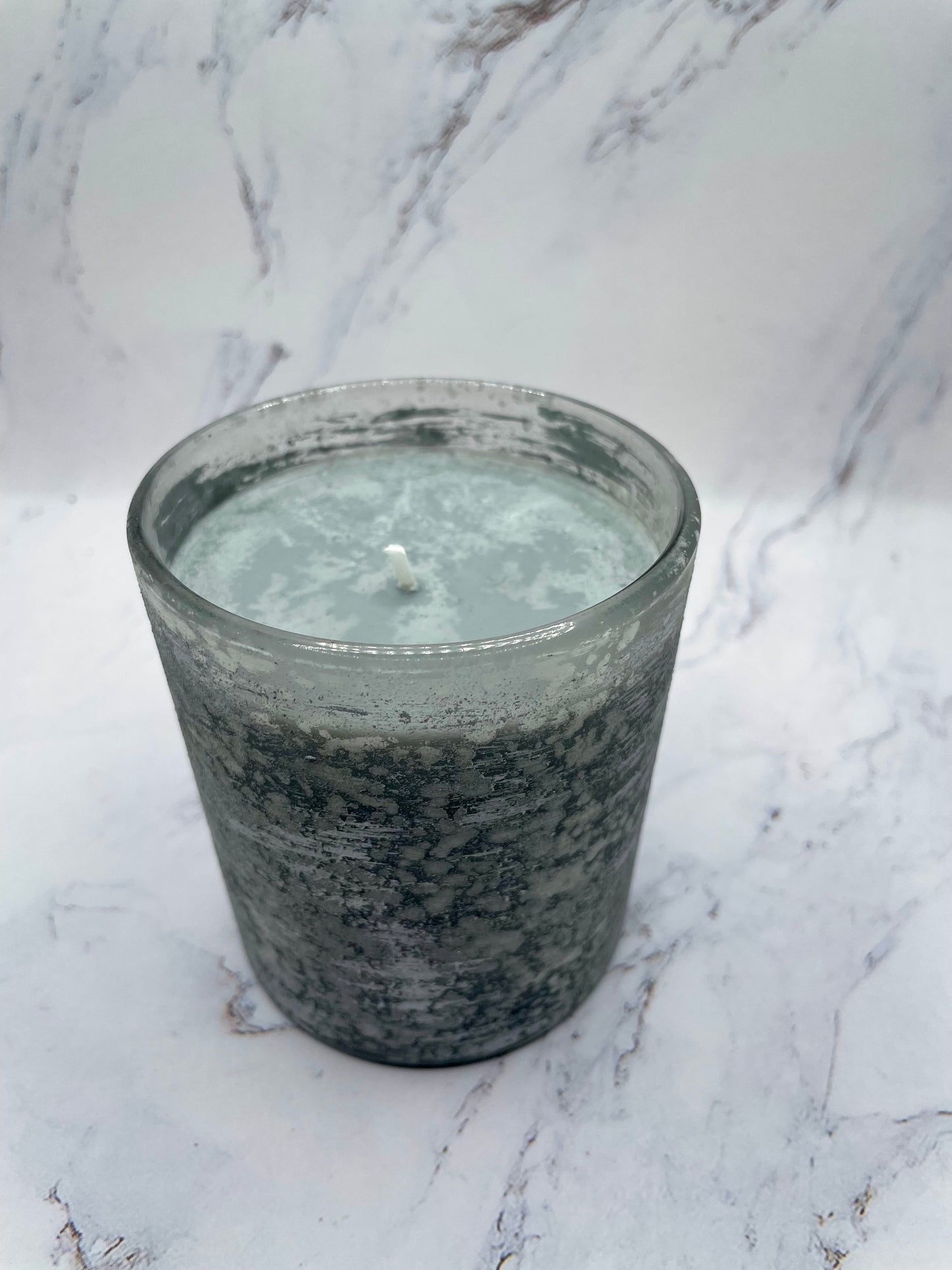 Gray Textured Candle, Volcano