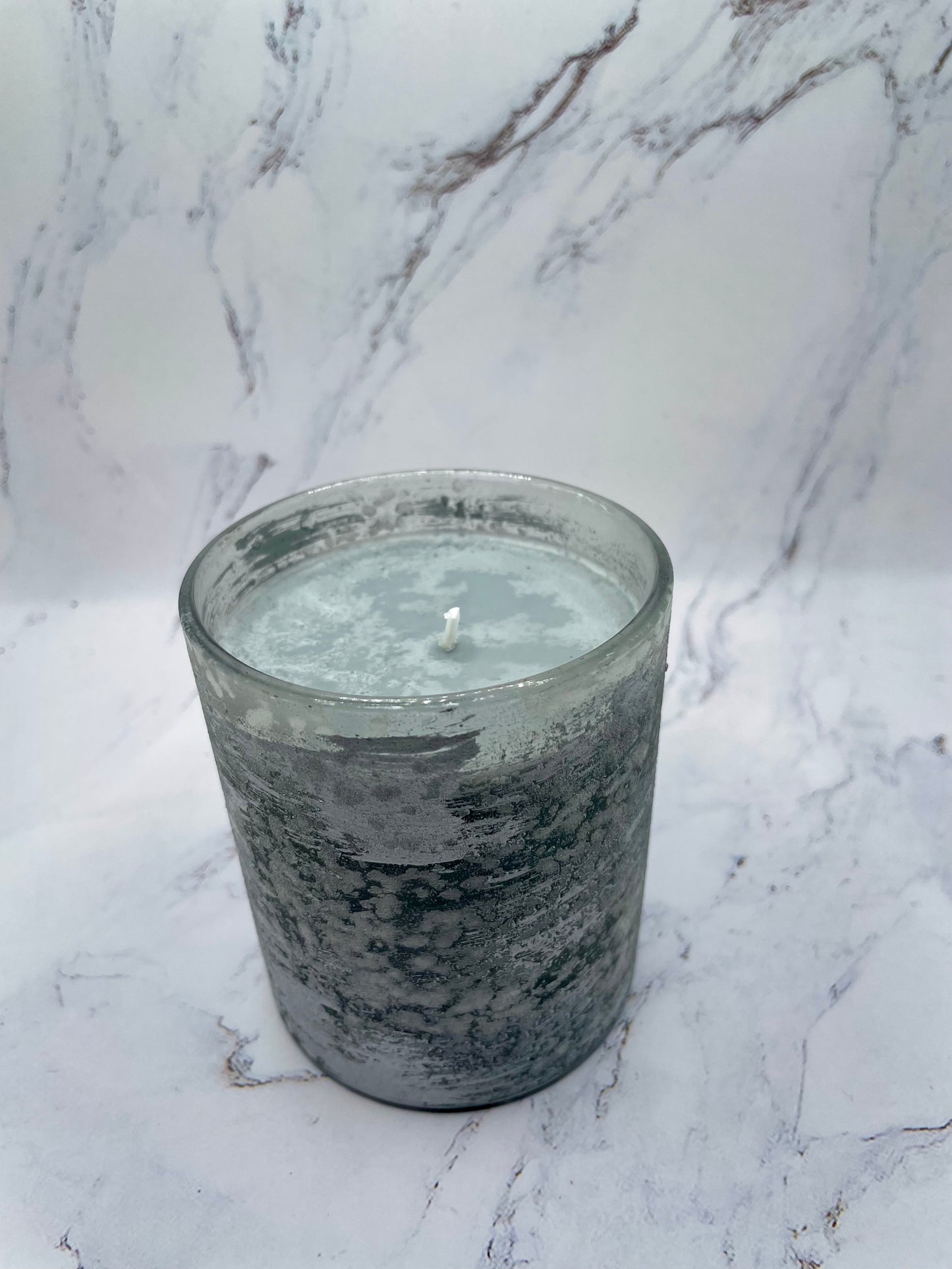 Gray Textured Candle, Volcano